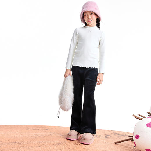 【实体店同款】女童中领针织衫冬季新款安奈儿童装AG541418 商品图3