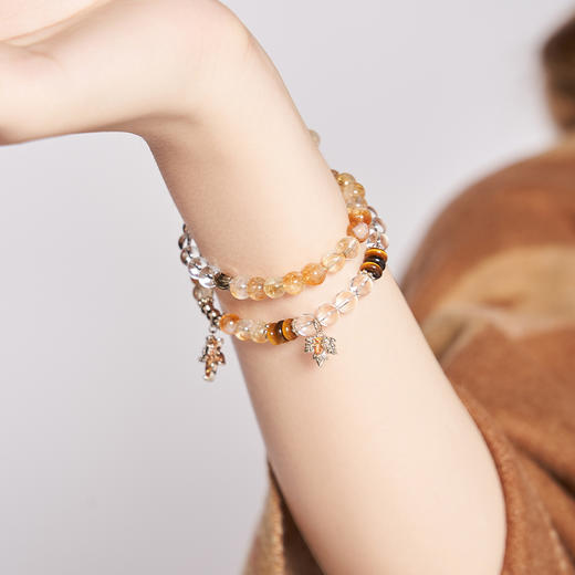 大英博物馆 东方梦境系列 枫叶流金 双层手链 商品图1