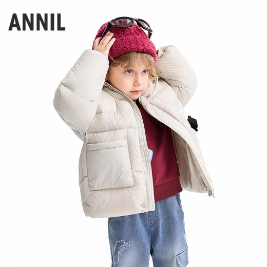 【实体店同款】男童中长款羽绒服冬季新款安奈儿童装XB545064 商品图1