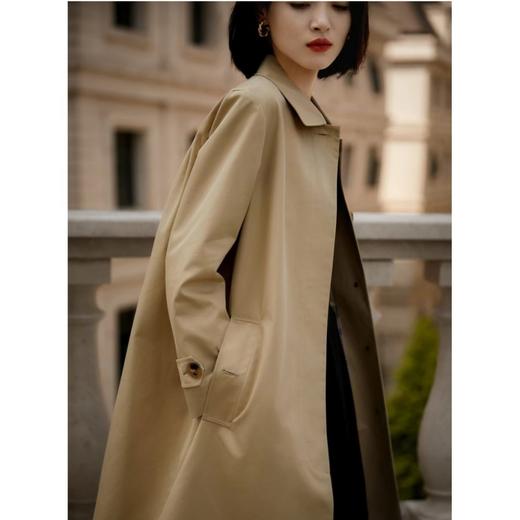 下单3-5天发货！ HERA CHOLE赫拉 纯棉廓形风衣外套 上身显瘦、潇洒不压身高，气场十足，设计独特，包容性好 商品图3