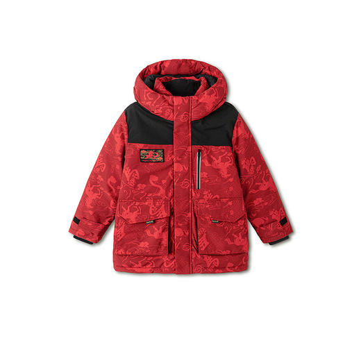 【balaOne】巴拉巴拉童装儿童羽绒服男女童2025新款春防护拜年服 商品图4