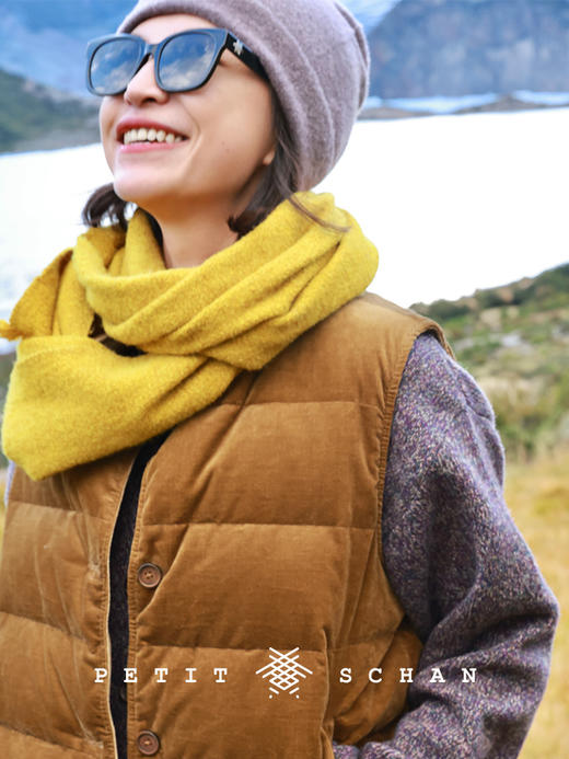 PETIT SCHAN小闪 CLO#932 From Dawn to Dusk  朝朝暮暮 95白鹅绒进口灯芯绒两面穿羽绒马甲 商品图1