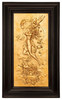 【已售】独角鹿西洋古董 19世纪意大利艺术家Karl Sterrer签名创作铜鎏金浮雕装饰画《日与夜》 商品缩略图1