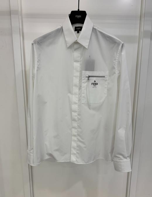 男款拉链口袋长袖衬衫011 商品图0