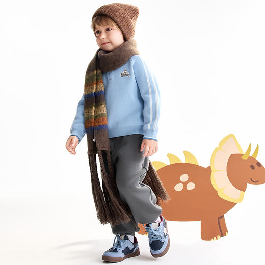 【实体店同款】男童翻领长袖针织衫冬季新款安奈儿童装XB544018 商品图5