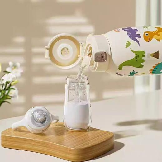 孕贝316不锈钢恒温烧水杯100度真沸腾婴儿外出泡奶神器无线快充款 商品图5