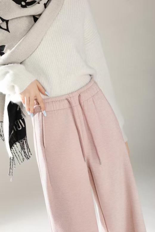 LS竹纤维女士羊毛超软糯直筒裤1699 商品图3