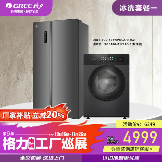 GREE格力 2025年工厂巡展第9季 冰洗套餐一 商品图0