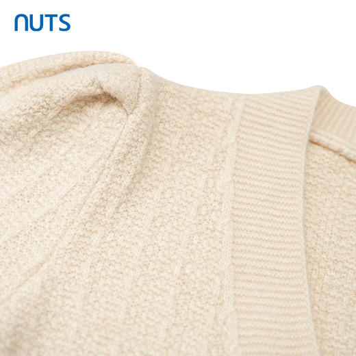 NUTS商场同款春秋季纯色简约V领气质百搭直筒短外套女4380513A1 商品图2