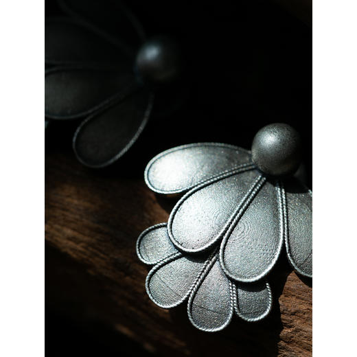 牧衣游 S925银耳环设计感小众百搭新款 之桥【不支持会员折】 商品图2