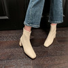 雀说 羊皮简约优雅百搭切尔西靴BSH4071115 商品缩略图2