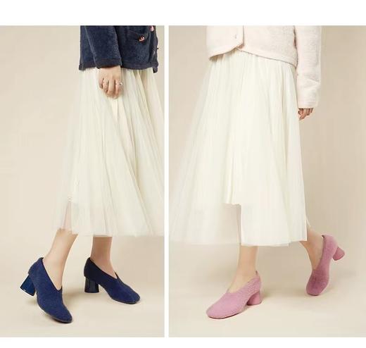 「169元专区」Malove MZ 王妃鞋 经典猫跟/香风猫跟/粗跟/分趾鞋 商品图12