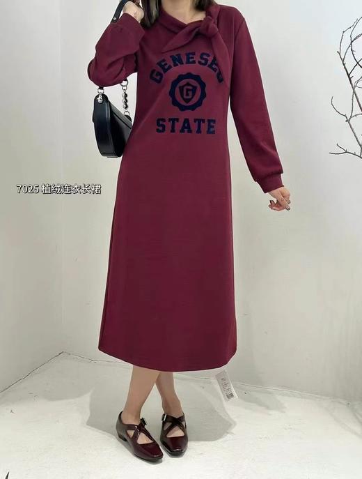 47025#华丽植绒连衣裙 商品图1