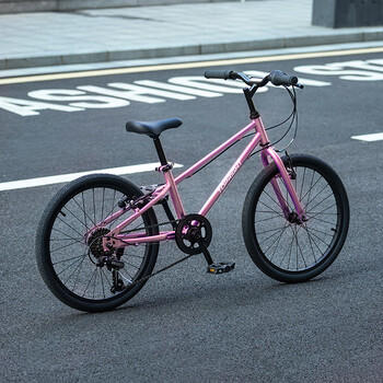 途锐达京东自营超轻自行车儿童6-12岁女孩单车小学生元旦礼物蜂鸟20寸粉 商品图0