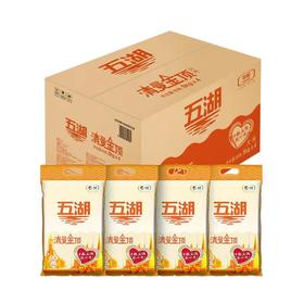 6听赠：米 中粮 五湖清曼金顶 长粒香大米5公斤/袋