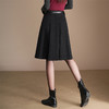 MYX垂坠感百褶A字裙小个子通勤时尚伞裙2025年冬款显瘦高腰半身裙 商品缩略图2