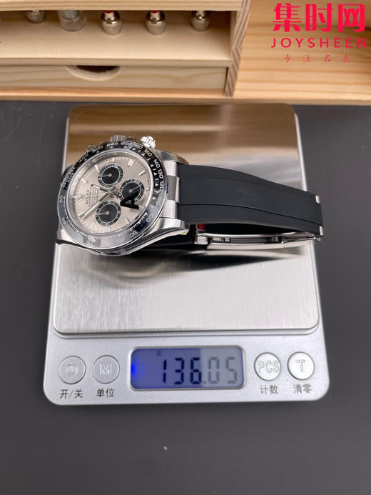 劳力士宇宙计型m126519 VS迪通拿4131配重版 VS配重版 水泥灰 灰胶迪 新款包边迪通拿 丹东4131一体机 男士腕表 表径40mm 商品图9