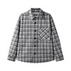 gxg.jeans男装 灰色复古格纹宽松翻领长袖衬衫外套 25年冬热卖款 商品缩略图4