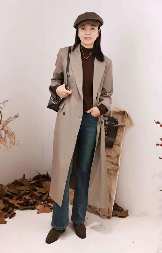 33GAQ210781#长款西装风衣 商品图2