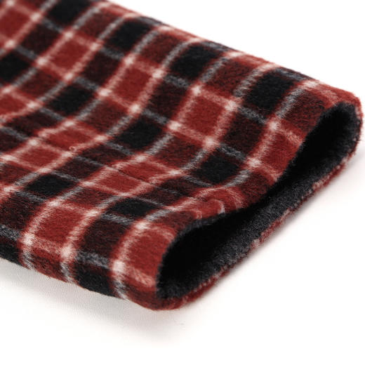 QH916斯尔丽25新款轻薄双面格子宽松流苏大翻领时尚大衣 商品图7