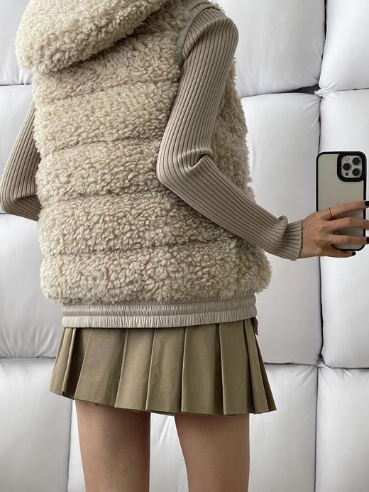 蒙口 25新款 经典Teddy泰迪连帽休闲女士羽绒马甲 商品图2