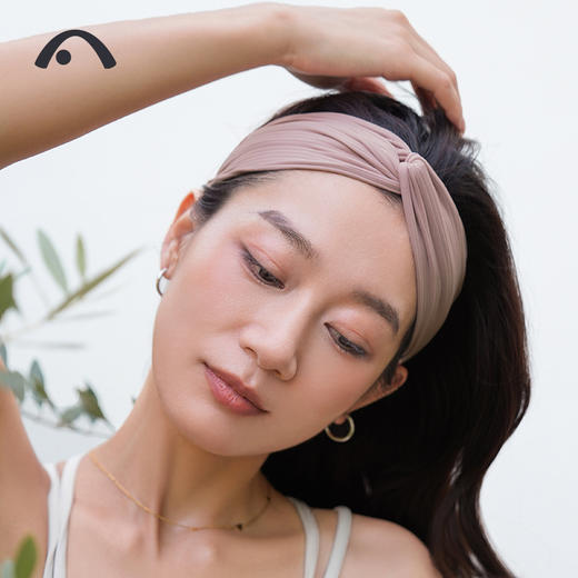 爱暇步新款瑜伽运动宽边发带吸汗头带健身跑步透气导汗止汗带 商品图1