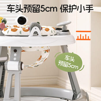 ANGI BABY婴儿学步车防侧翻宝宝学步车2025款多功能防侧翻手推车玩具礼物 商品图0