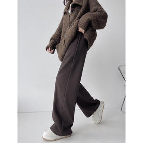 加绒蚕丝羊毛糯米裤｜手感软糯，立体剪裁工艺