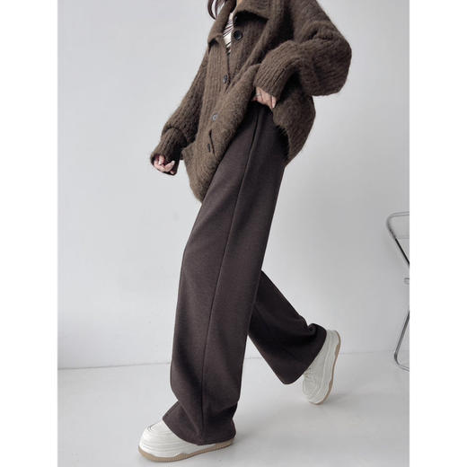 加绒蚕丝羊毛糯米裤｜手感软糯，立体剪裁工艺 商品图0