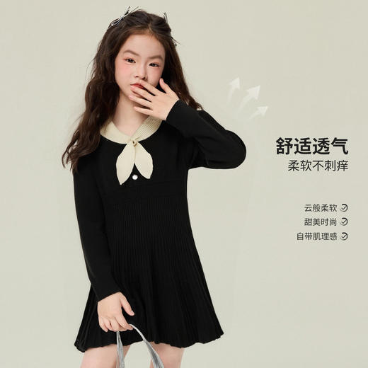 蝴蝶结连衣裙 商品图1