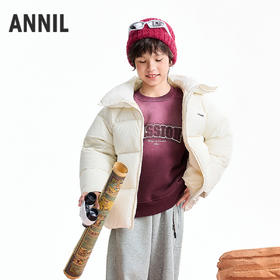 【实体店同款】男女童短款羽绒服冬季新款安奈儿童装AM545447