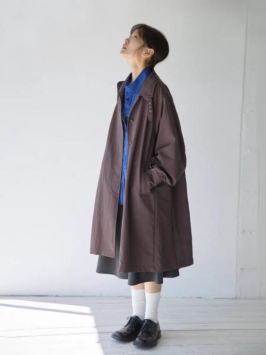 步履不停/5C21066C/松弛感中长款风衣 商品图4