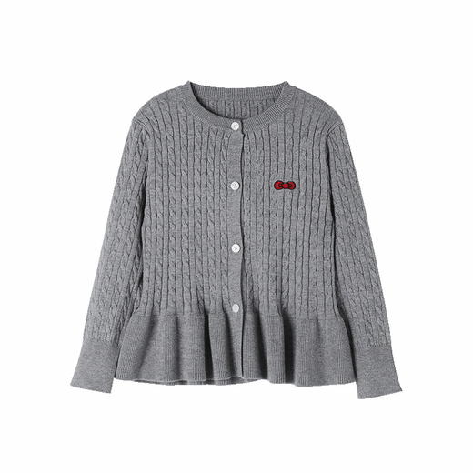 荷叶边下摆开衫 商品图4