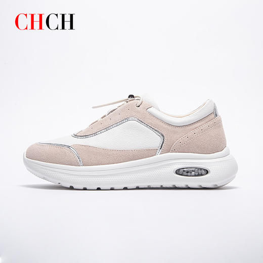 2025秋冬新款CHCH平衡鞋气垫翻牛皮轻底休闲跑鞋女鞋CP2B5142 商品图3