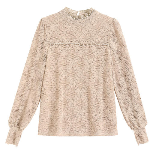 KQL 323H954法式时尚蕾丝衫洋气上衣 商品图4