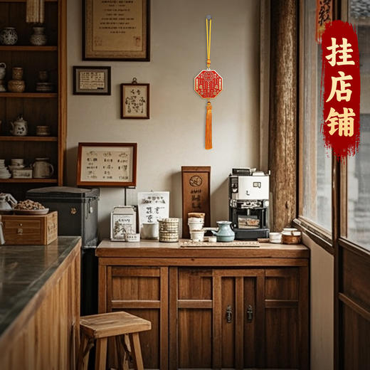 黄铜天官赐福挂件 商品图3