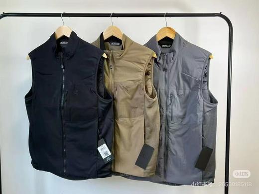 D102062双链登山布锦氨混纺面料男女款马甲 商品图1