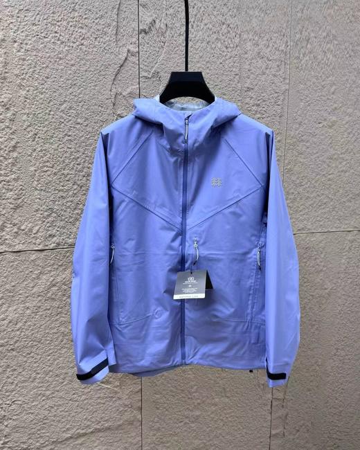 D102065户外轻量防风防水冲锋衣硅胶立体软壳冲锋衣 商品图4
