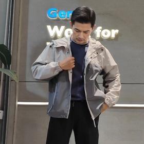 佐丹奴男装FW25 商场新款连帽风衣外套01075027