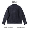 SDSA男士秋冬新款痞帅男装韩系简约磨白立领夹克外套百搭设计师潮 商品缩略图4