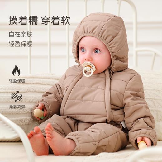 【云优选】FIXONI 婴幼儿连帽加厚防风连体衣棉服 2025新品 商品图2