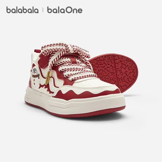 【balaOne】巴拉巴拉童鞋儿童板鞋女童小白鞋春秋2025新款透气鞋 商品图1