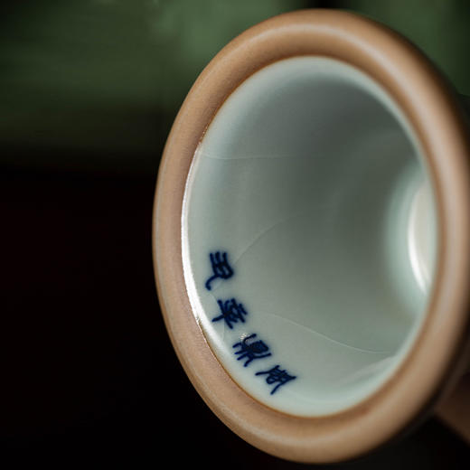 问鼎汝瓷/鼎峰系列/天青辛丑/精工款/花觚尊（小） 商品图2