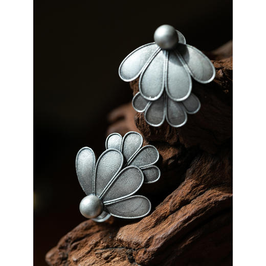 牧衣游 S925银耳环设计感小众百搭新款 之桥【不支持会员折】 商品图1