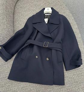 女款腰带大衣014