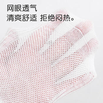 芭比儿童袜子女童短袜春秋男童棉袜薄款白色女孩学生百搭网眼白袜 商品图5