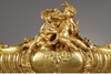 独角鹿西洋古董 1880年代法国名坊Colin Paris签名出品路易十五风格爱神小天使主题铜鎏金精雕花盆 商品缩略图3