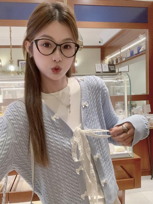 【179元任选2件】最后一波现货！蝴蝶结绑带设计针织衫 商品图13