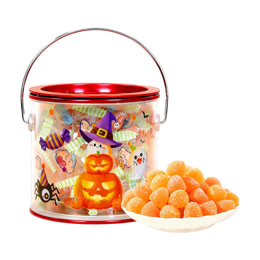 【万圣节限定❗️狂欢糖果手提罐100g】氛围感拉满，可可爱爱好吃又好玩！果汁软糖趣味节日休闲零食儿童分享 商品图4