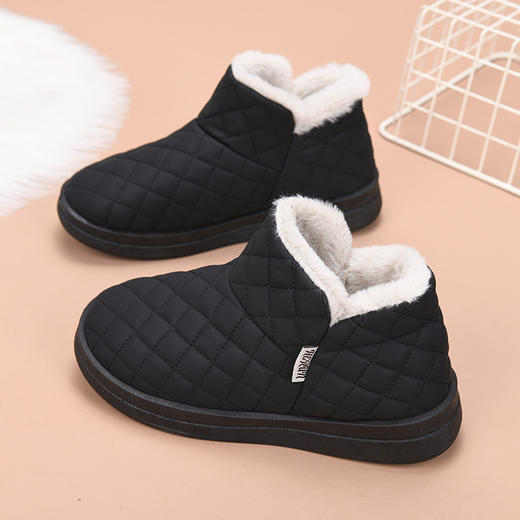 冬季新款雪地靴防水防寒短筒棉靴短靴加绒保暖加厚女靴马丁靴 商品图3